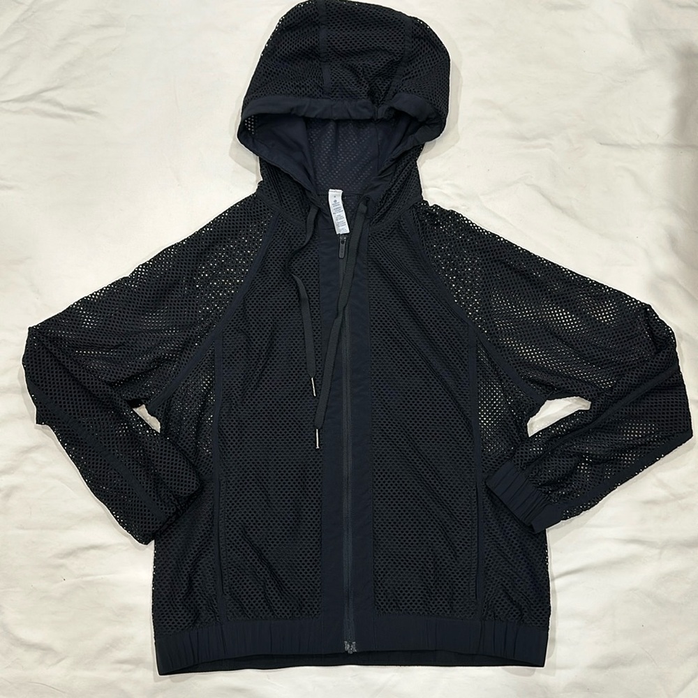 lululemon Mesh Full Zip Hoodie Size 4
